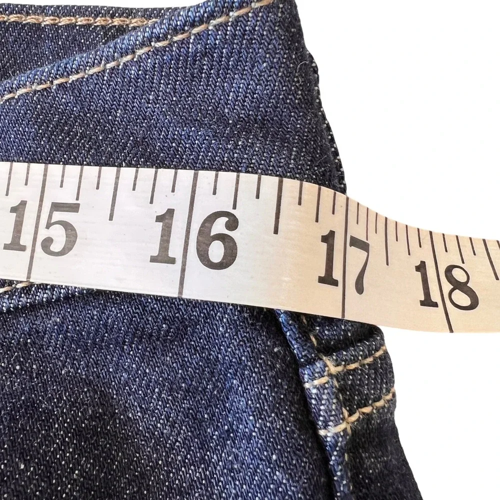 Banana Republic Authentic Straight Jeans Mens 33x32 Dark Wash‎ Indigo Denim